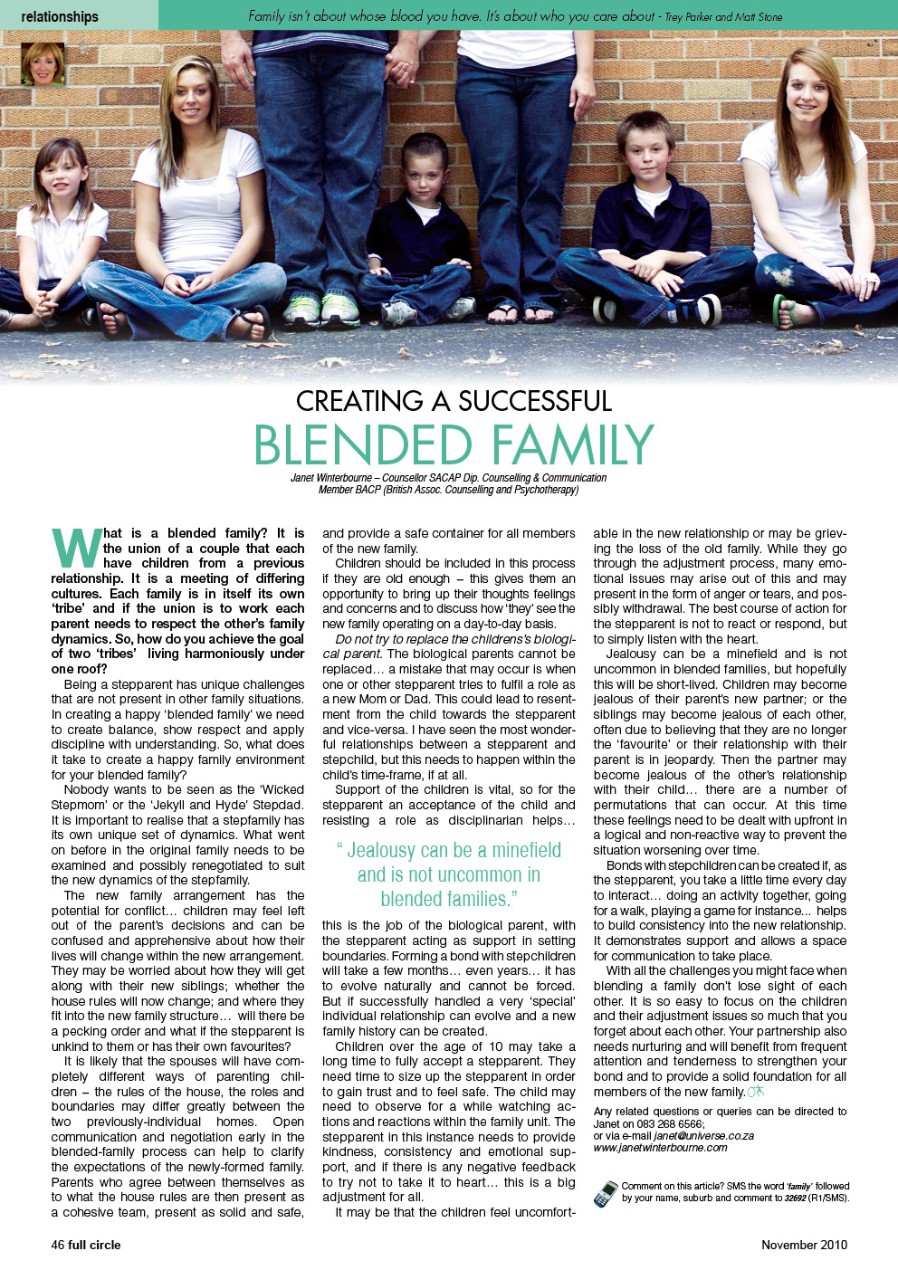 Creating a Successful blended family Psychologist Cape Town Creating a Successful blended family Psychologist Cape Town